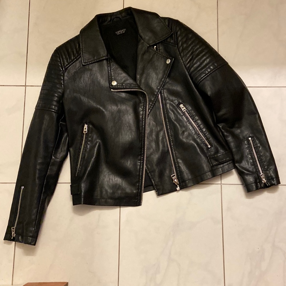 Top shop leather jacket